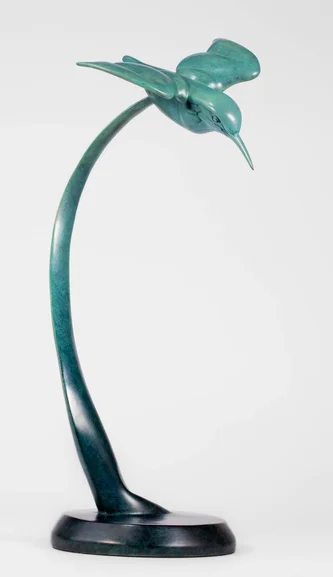 British Sculptor CARL LONGWORTH - Kingfisher II (Edition 21/25) 
